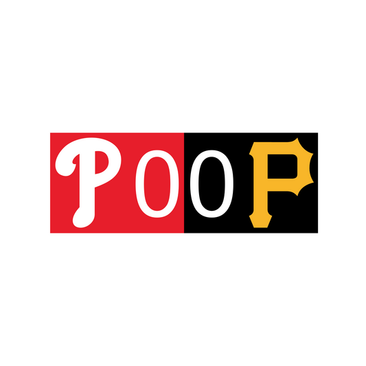 POOP Decal Approx 2" x 4"